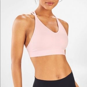 Fabletics Amethyst seamless sports bra, size small